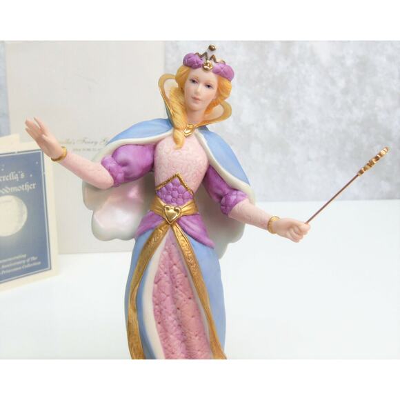 LENOX Princesses Cinderella's FAIRY GODMOTHER Pumpkin Limited Edition 3189 + COA - Picture 3 of 11